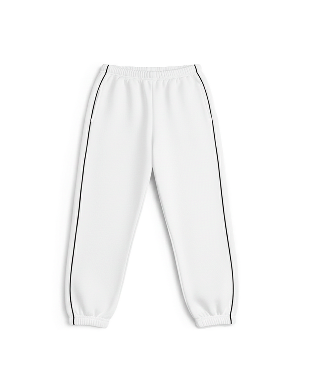 DP SIDE SNAP JOGGER WHITE