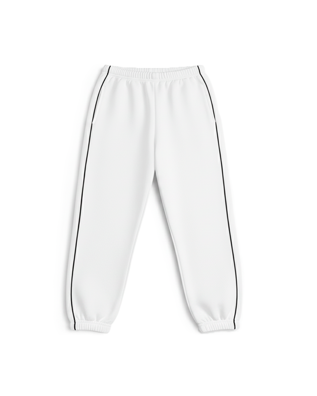 DP SIDE SNAP JOGGER WHITE