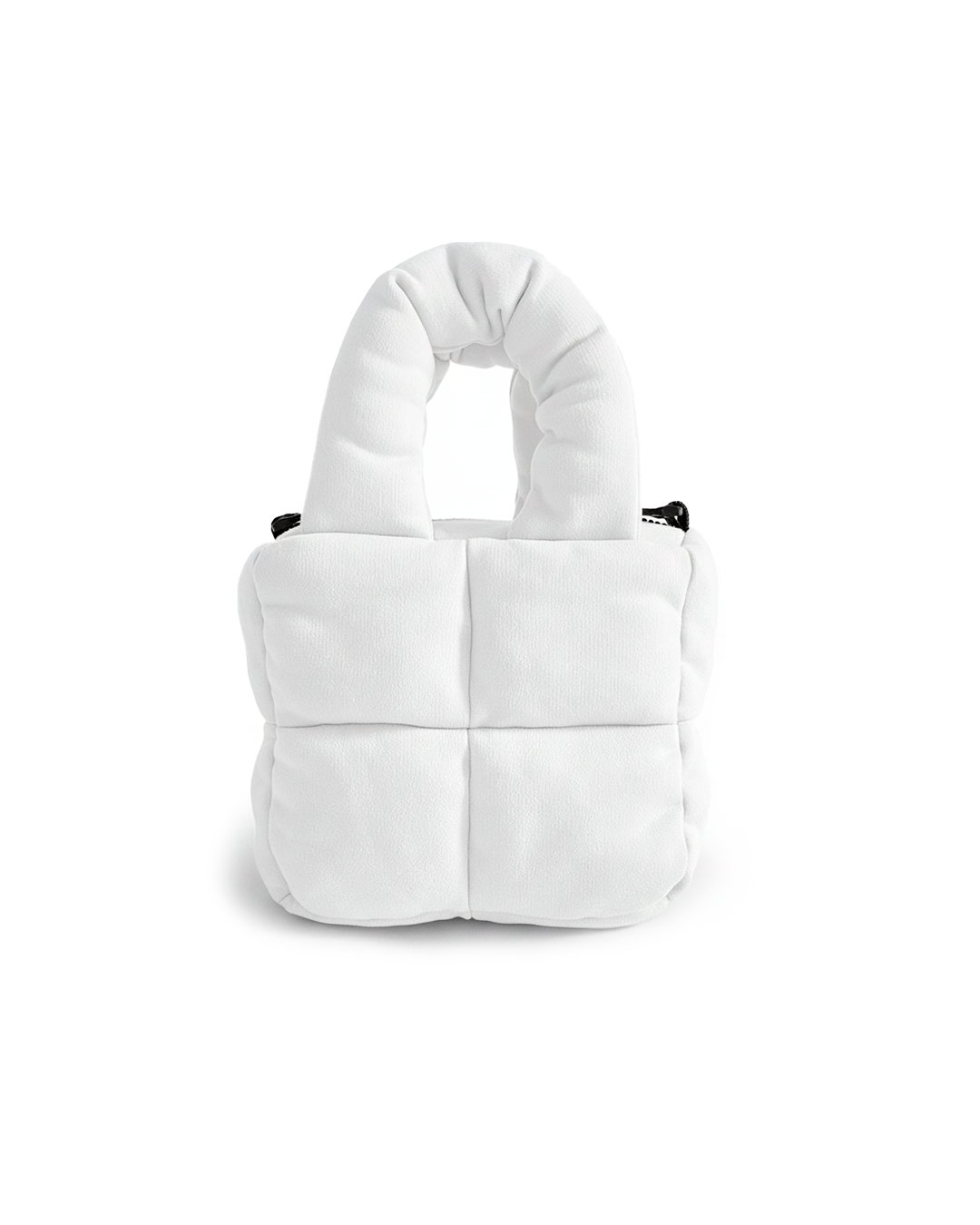 DP PUFFER BAG WHITE