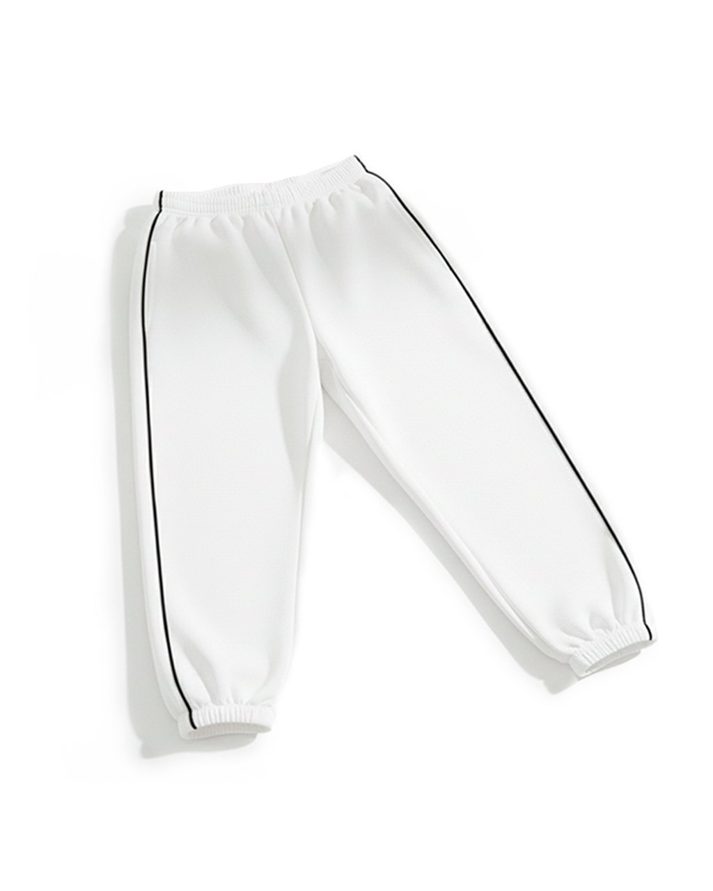 DP SIDE SNAP JOGGER WHITE