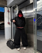 ECHO CHANDAL BAGGY FIT BLACK UNISEX