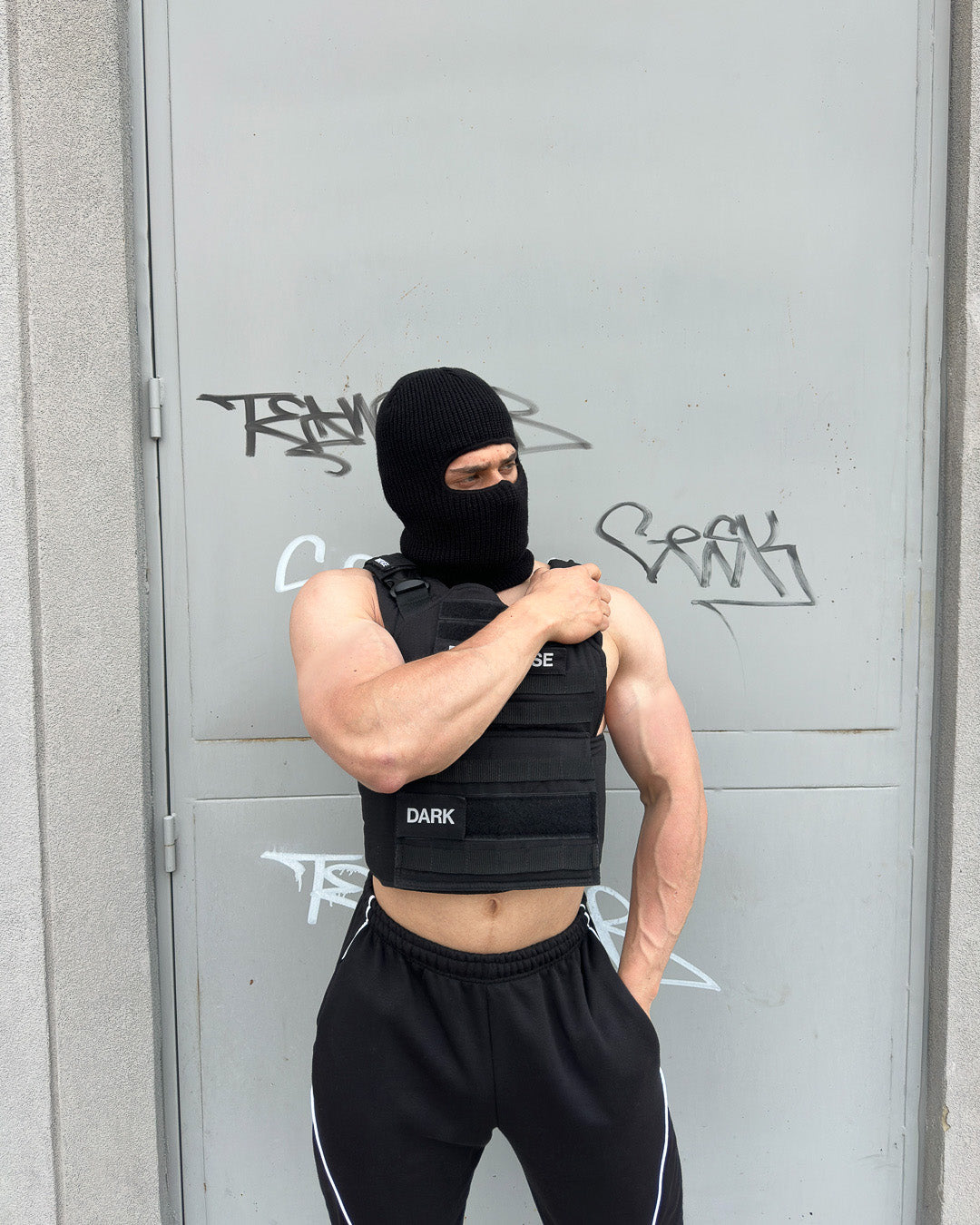 CHALECO TACTICO CARGA EXTERNA DE 20 KG.