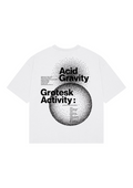 CAMISETA DARK PULSE REGULAR FIT ACID GRAVITY GROTESK ACTIVITY WHITE