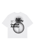 CAMISETA DARK PULSE REGULAR FIT ACID GRAVITY GROTESK ACTIVITY WHITE