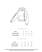BASIC HOODIE CROPPED FIT GRIS