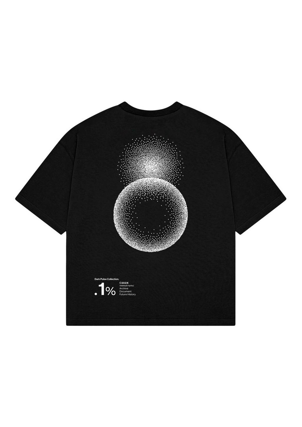 CAMISETA DARK PULSE REGULAR FIT SUNBURST ECHO BLACK