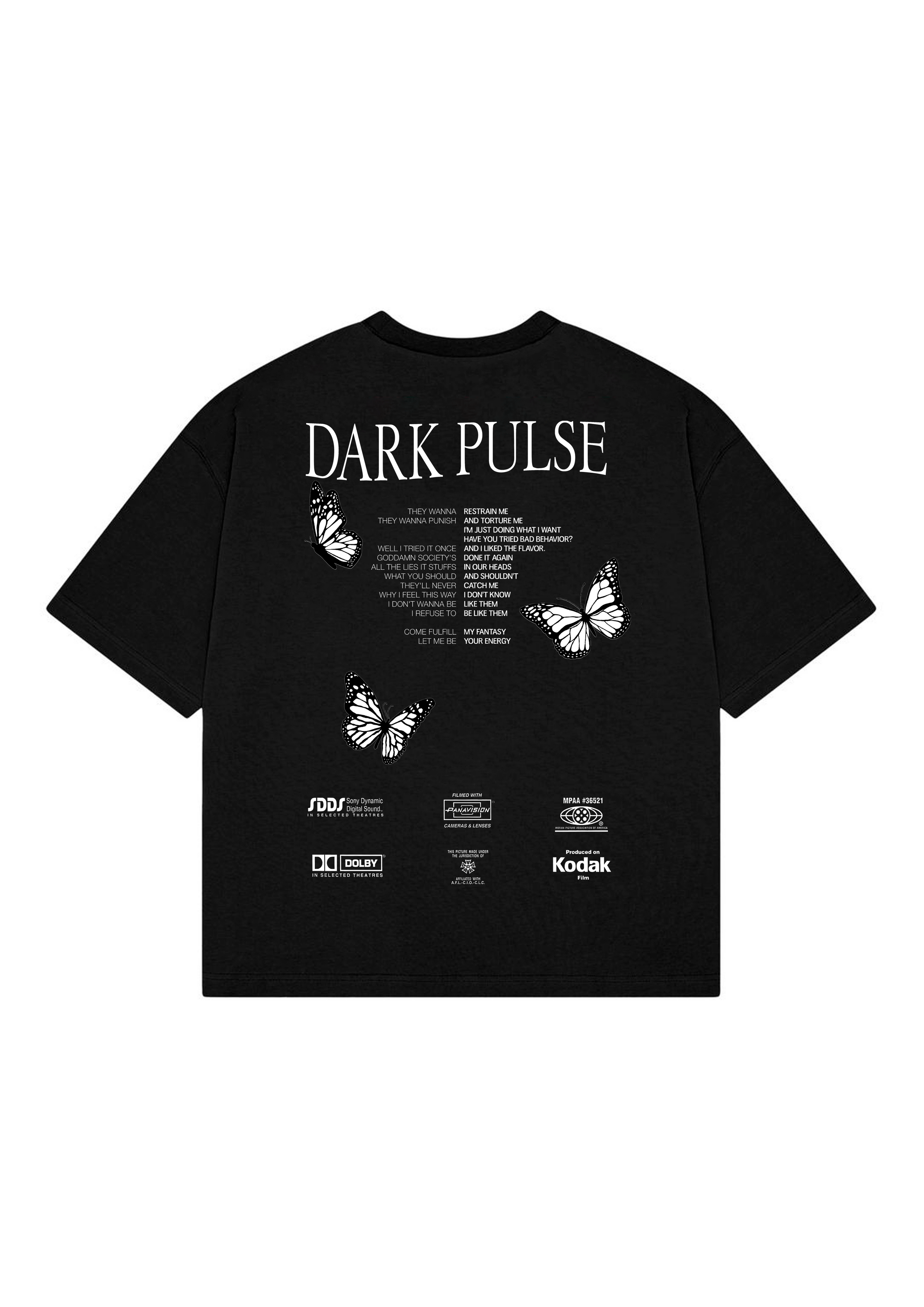 CAMISETA DARK PULSE REGULAR FIT RESTRAIN BLACK